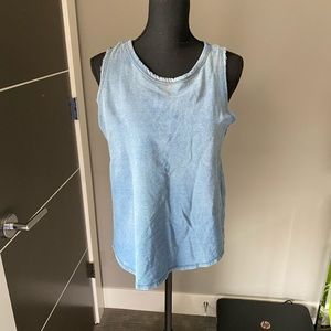 Blue Jean Cotton wash Tank top